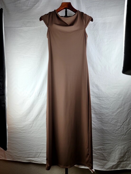 wild fable Dresses & Skirts - wild fable Brown Maxi Dress with Cowl Neck